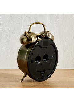 Home Box Mido Metal Twin Bell Alarm Clock 16 x 5.5 x 11.8 cm  - Image 5