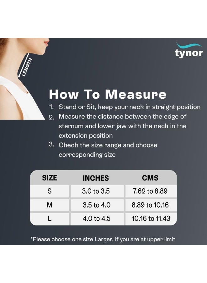 TYNOR Cervical Collar Soft, Beige, Medium, 1 Unit - Image 4