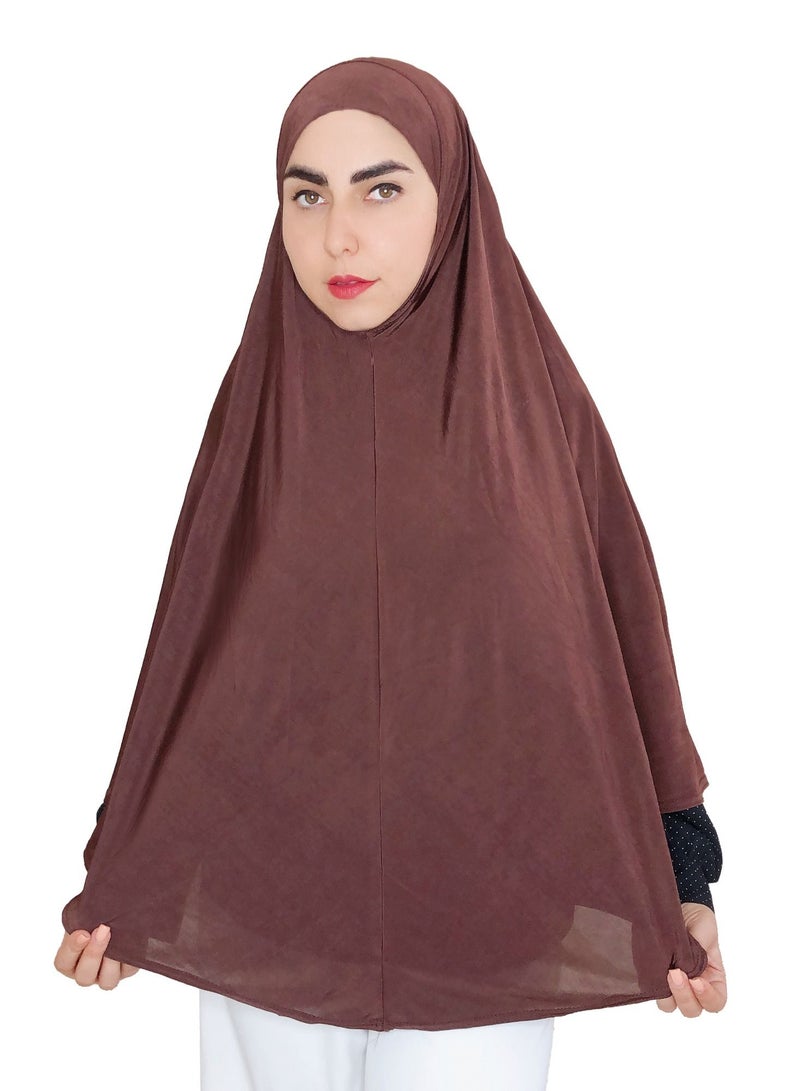 ليندا حجاب طويل أنيق للنساء من ليندا إسلامي ناعم خفيف الوزن من نسيج رايون  - Image 1