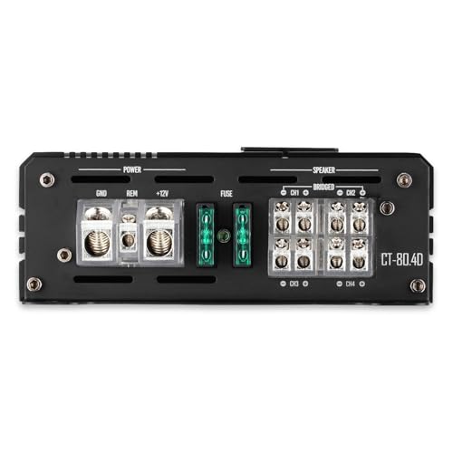CT Sounds CT-80.4D Full-Range Class D 4 Channel Car Audio Amplifier, 480 Watts RMS - Image 5