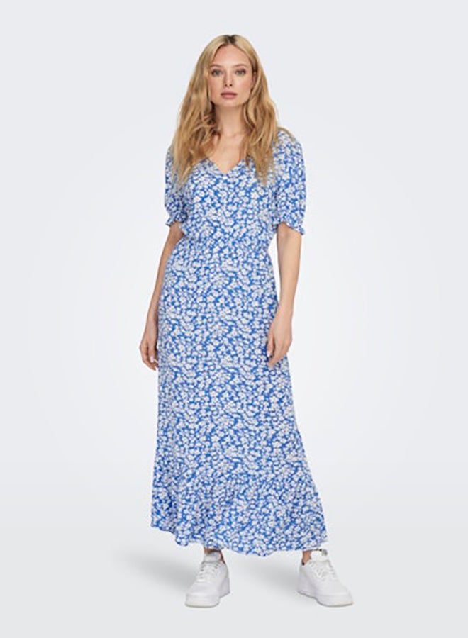 ONLY Onlchianti S/S Long Dress Wvn Noos - Image 3