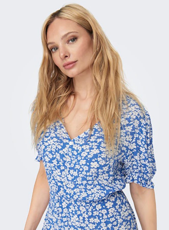 ONLY Onlchianti S/S Long Dress Wvn Noos - Image 4