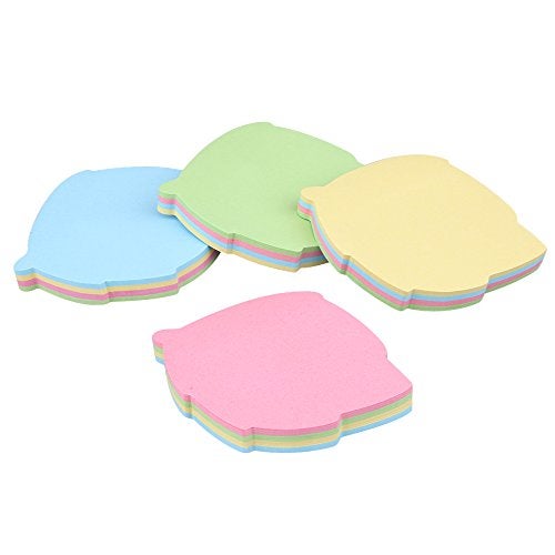 GTHER 4PCS Leaf Shaped Sticky Notes, Colored Sticky Notes Leaves Pink Blue Green Yellow Cute Fun Cool Self-Adhesive Note for Kids School Classroom Office College (Leaf) - Image 4