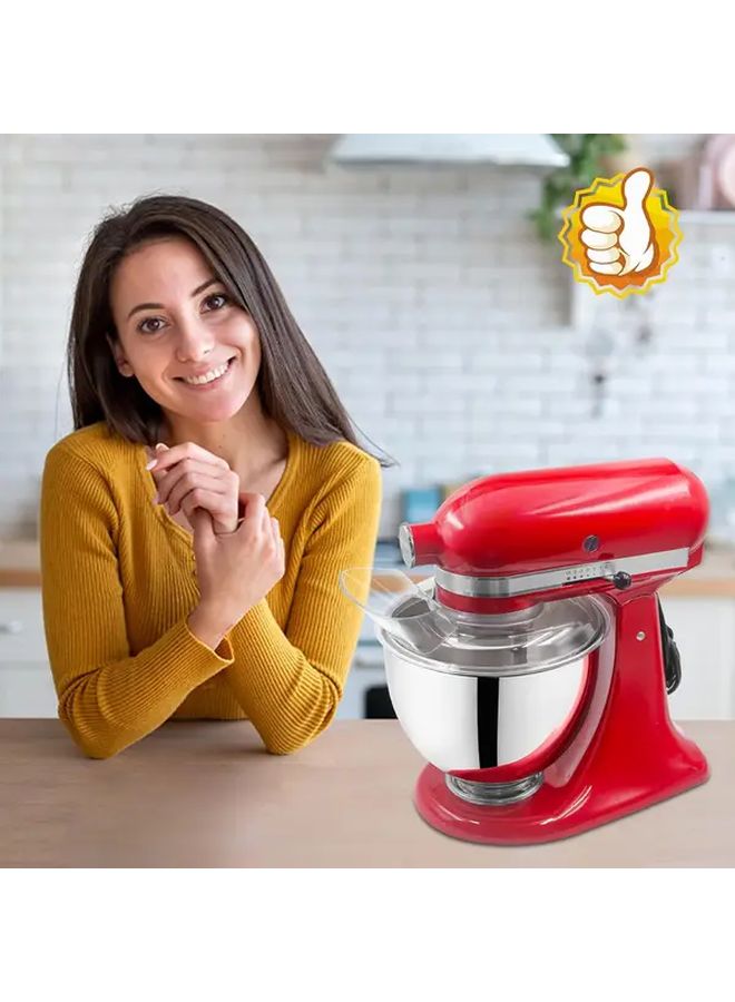 غطاء شفاف لخلاط الطاولة ذو الرأس المائل - آمن ومقاس مناسب ومقاوم للتناثر - Image 4