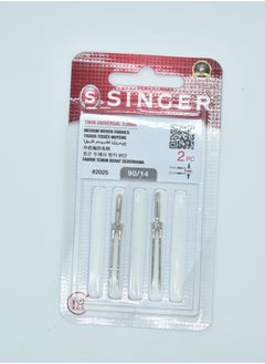 SINGER SINGER DECORATIVE TWIN NEEDLE SIZE 3MM (90/14) (PACK OF 2 NEEDLE) BRAZIL 