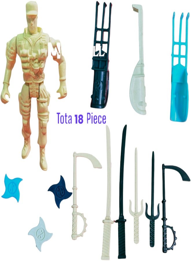 Munmoll Army Toys for Kids Military Set for Kids with 6 Army Men12 Fighting Action Figures Toys for Children Toddlers Infants Battlefield Playset Education Toys for Boys for 3+ Year Multicolor - Image 4