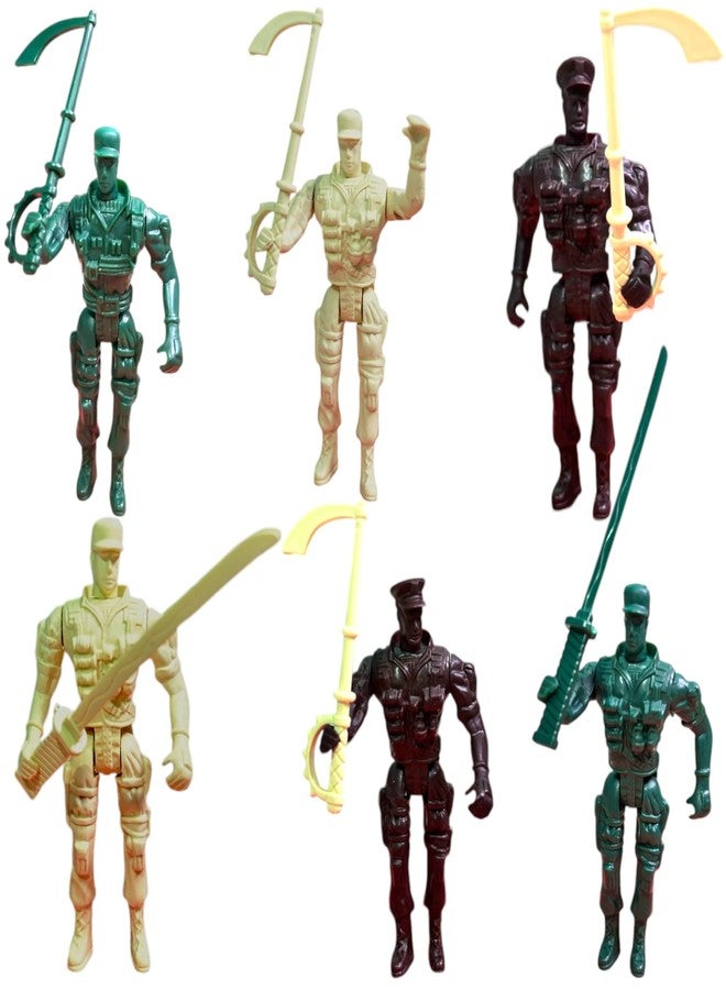 Munmoll Army Toys for Kids Military Set for Kids with 6 Army Men12 Fighting Action Figures Toys for Children Toddlers Infants Battlefield Playset Education Toys for Boys for 3+ Year Multicolor - Image 1