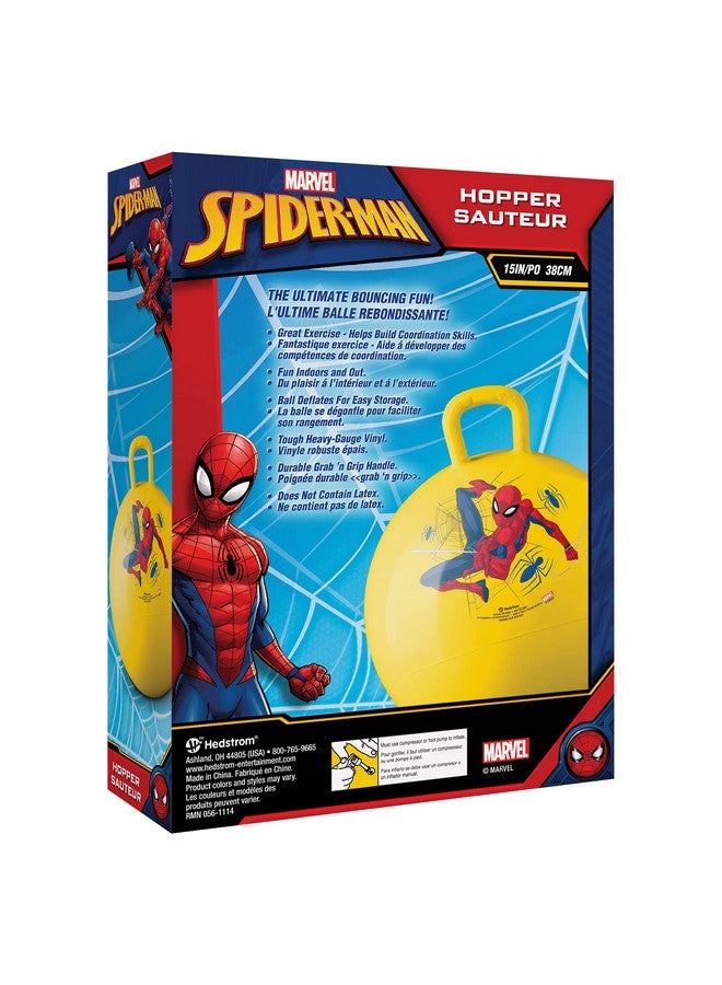 Hedstrom Marvel Spider-Man Hopper, 15-Inch, Yellow (55-97063) - Image 4