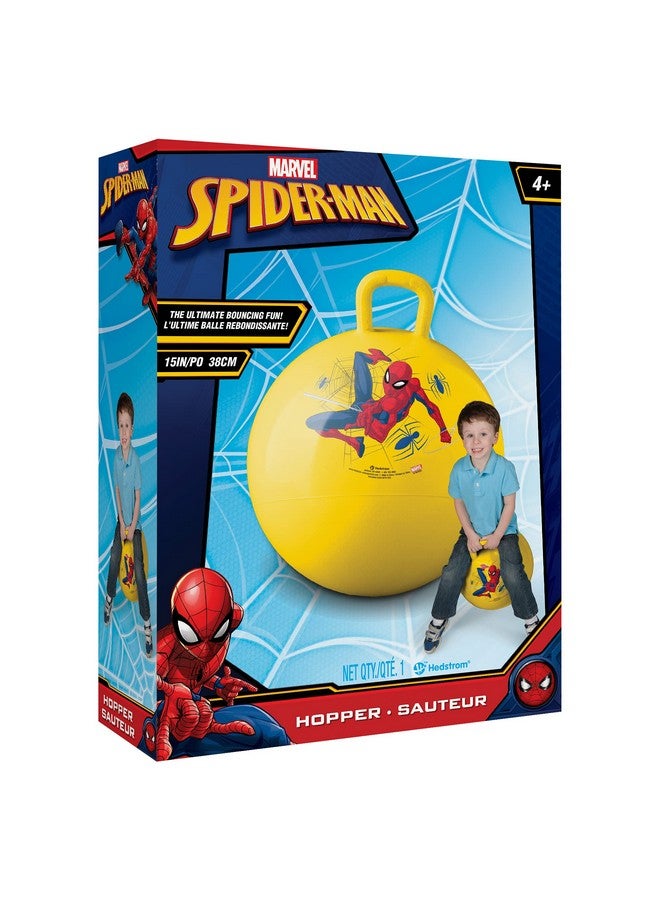 Hedstrom Marvel Spider-Man Hopper, 15-Inch, Yellow (55-97063) - Image 3