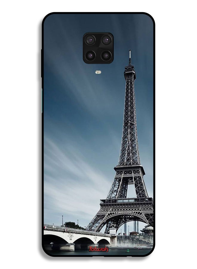 Tolwak Xiaomi Redmi Note 9 Pro Protective Case Cover Eiffel Tower - Image 2