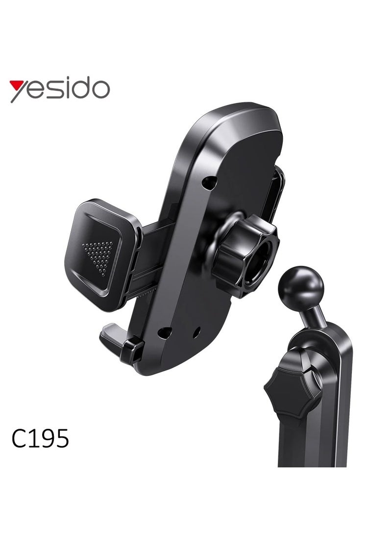 Yesido C195 Mobile Phone Holder Cup Mount Tightly Grip Design 360 Rotational Adjustable Car Cup Holder - Image 2