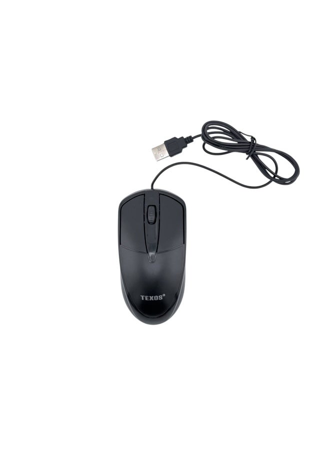 Texos TX-WM02 Wired Optical Mouse - Image 3