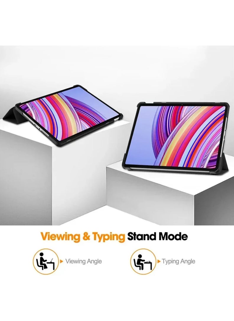 Theodor - Protective Flip Case For Xiaomi Redmi Pad Pro (2024) With Trifold Stand Auto Wake Sleep Shockproof Cover Hand mouse pointer - Image 1