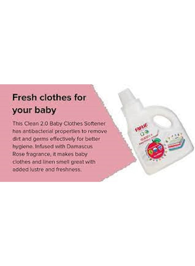 فارلين منعم ملابس الأطفال فارلين كلين 2.0، 600 مل، تركيبة نباتية طبيعية، عناية صديقة للبيئة بالأقمشة - Image 4