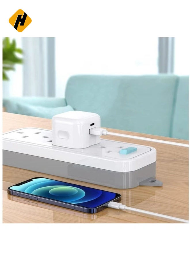 Galaxy A04 / A04s / A04 Core USB C Charger Plug 20W Dual Port USB C Fast Charger PD&QC 3.0 USB C Charging Plug Power Delivery Wall Adapter For Samsung Galaxy A04 / A04S / A04 Core (WHITE)