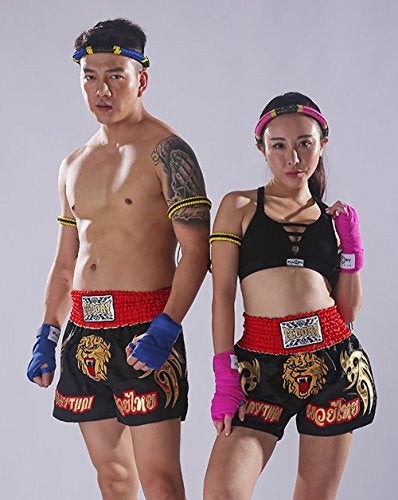 FLUORY Muay Thai Fight Shorts,MMA Shorts Clothing Training Cage Fighting Grappling Martial Arts Kickboxing Shorts Clothing - Image 4