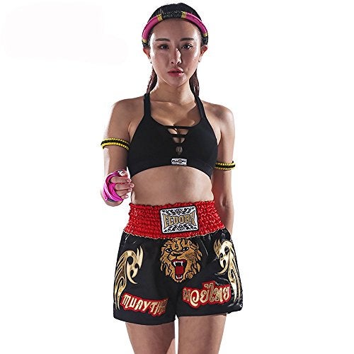 FLUORY Muay Thai Fight Shorts,MMA Shorts Clothing Training Cage Fighting Grappling Martial Arts Kickboxing Shorts Clothing - Image 3