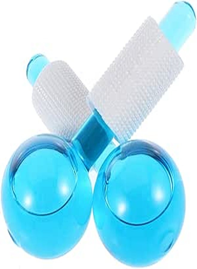 SUPVOX 2pcs Cool Roller Balls Magic Globes Ice Roller Cold Facial Massager for Redness Soothing Sinus Relief