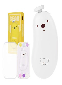Gonice Electric Rechargeable Baby Nail File, White 