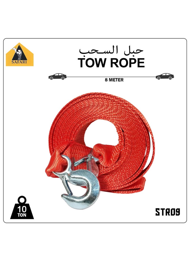 SAFARI Tow Rope Heavy Duty With Two Hooks Car Tow Rope 10 Ton 8 Meter Car Breakdown Towing Rope STR11 - pzsku/Z6BEF4B5DEC5AC3666315Z/45/_/1711007683/45f8ce69-1028-4494-81dd-827faf63dfd7