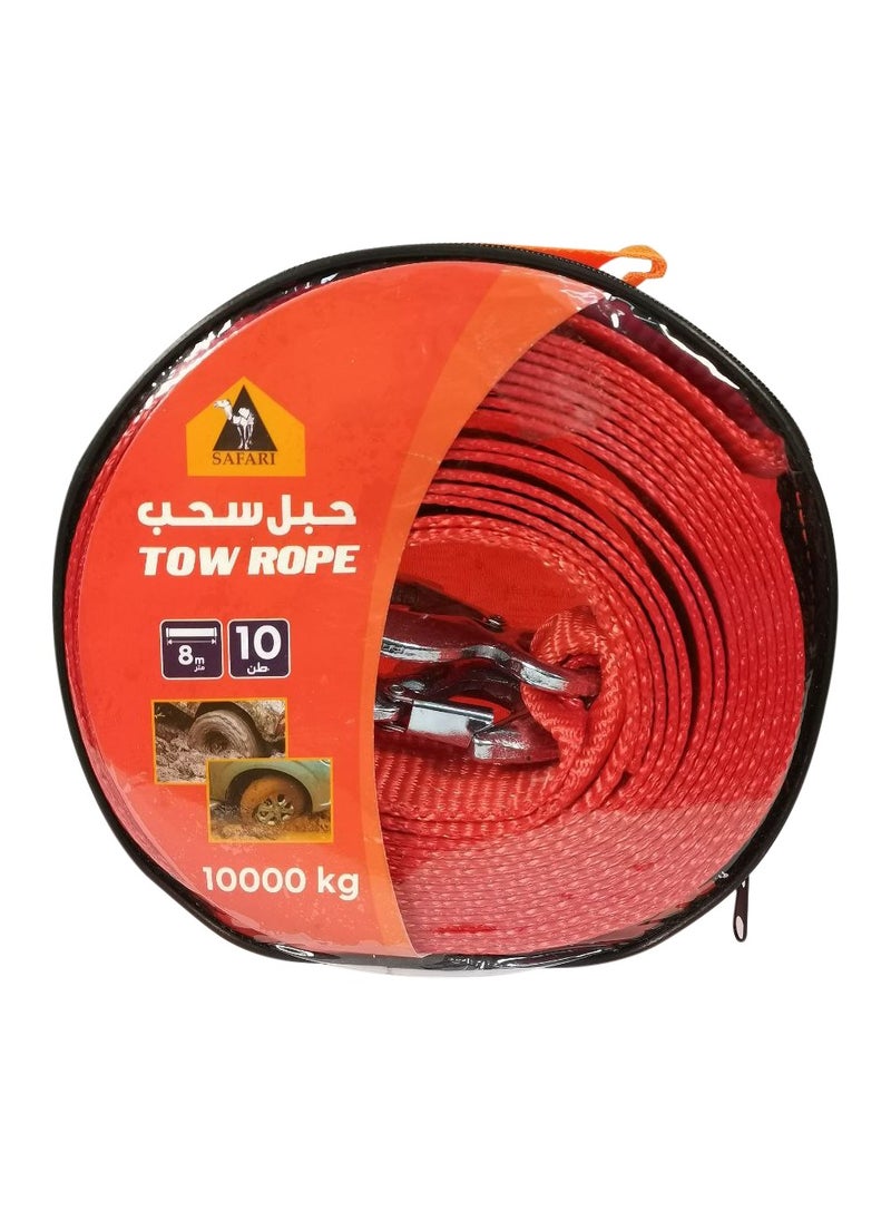 SAFARI Tow Rope Heavy Duty With Two Hooks Car Tow Rope 10 Ton 8 Meter Car Breakdown Towing Rope STR11 - pzsku/Z6BEF4B5DEC5AC3666315Z/45/_/1711007684/ac2aaf94-c2ff-4107-a2cc-6976272f3ab9