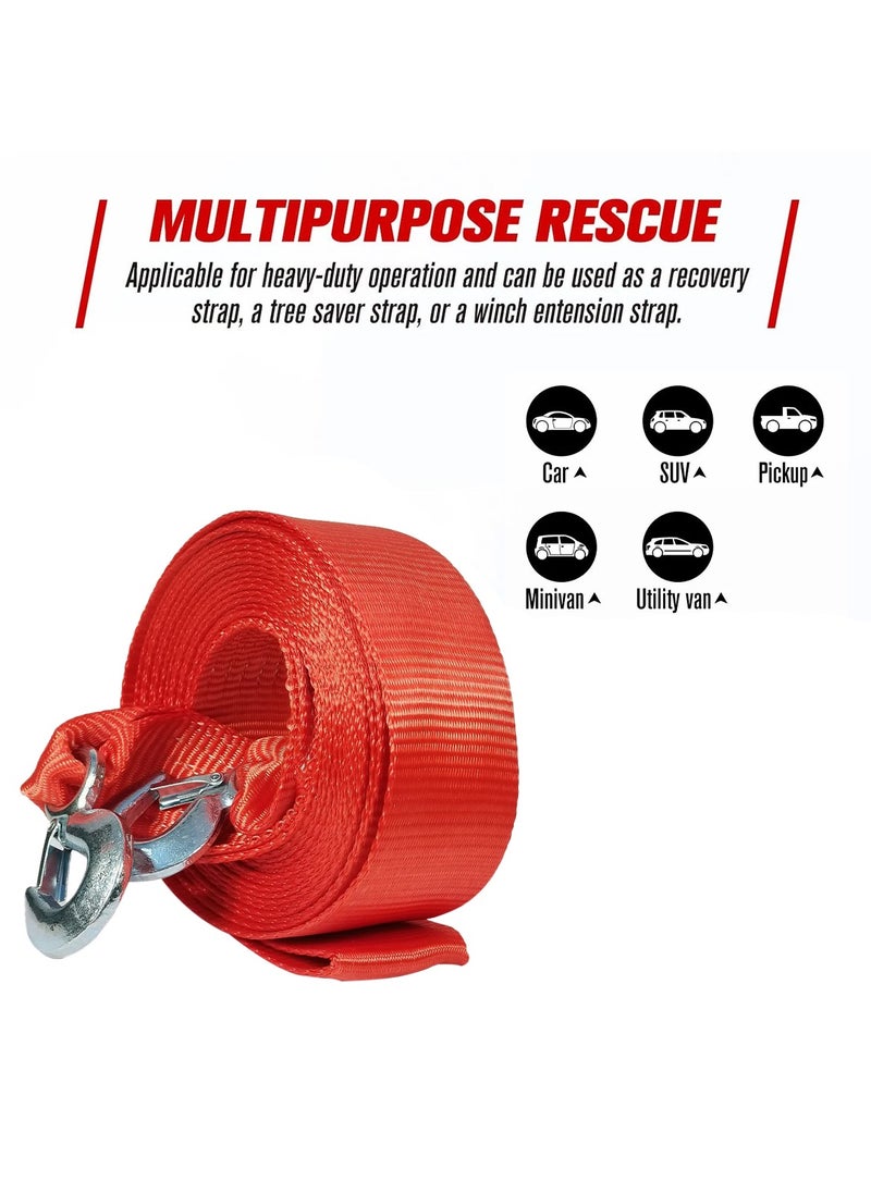 SAFARI Tow Rope Heavy Duty With Two Hooks Car Tow Rope 10 Ton 8 Meter Car Breakdown Towing Rope STR11 - pzsku/Z6BEF4B5DEC5AC3666315Z/45/_/1711007685/ef5e284f-fade-4bc2-adbc-ad91423e5ab2