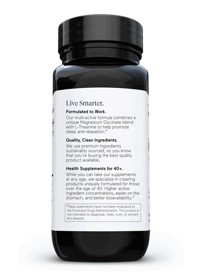 SMARTERNUTRITION Smarter Magnesium Multi-Active Magnesium 4 Forms of Magnesium, Glycinate, Citrate, Malate, and Bisglycinate with No Laxative Effect (30 Servings) - Image 4