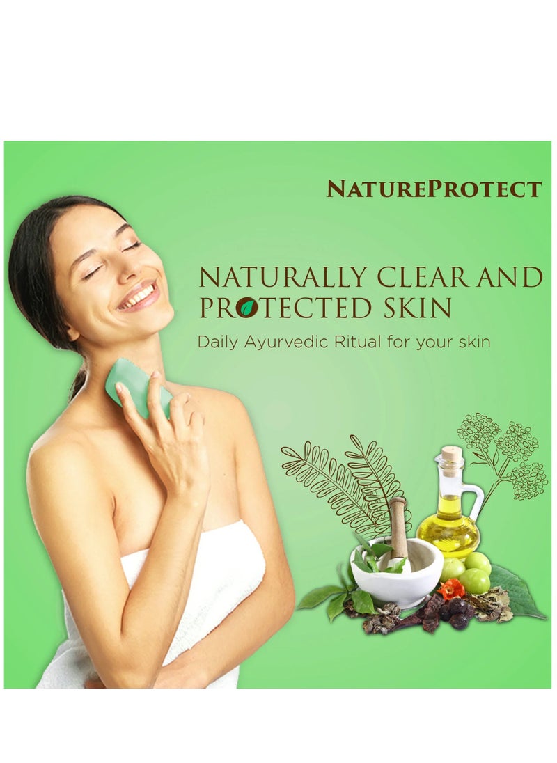 Medimix Ayurvedic 18 Herbal Classic Soap For Healthy & Protected Skin For Blemish Free Glowing Skin Keeps Body Odor Free - 125g x 5  - Image 4