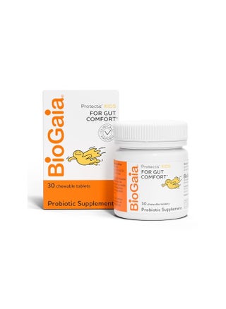 BioGaia Protectis Chewable Tablets for Toddlers, Kids, and Teens Occasional Stomach Pain, Constipation, Diarrhea, and Regularity, 30 Tablets, 1 Pack - pzsku/Z6BEF7BEB42B5B4A1846DZ/45/_/1727378345/31ae40d5-93f7-4985-b883-60c582cb6d94