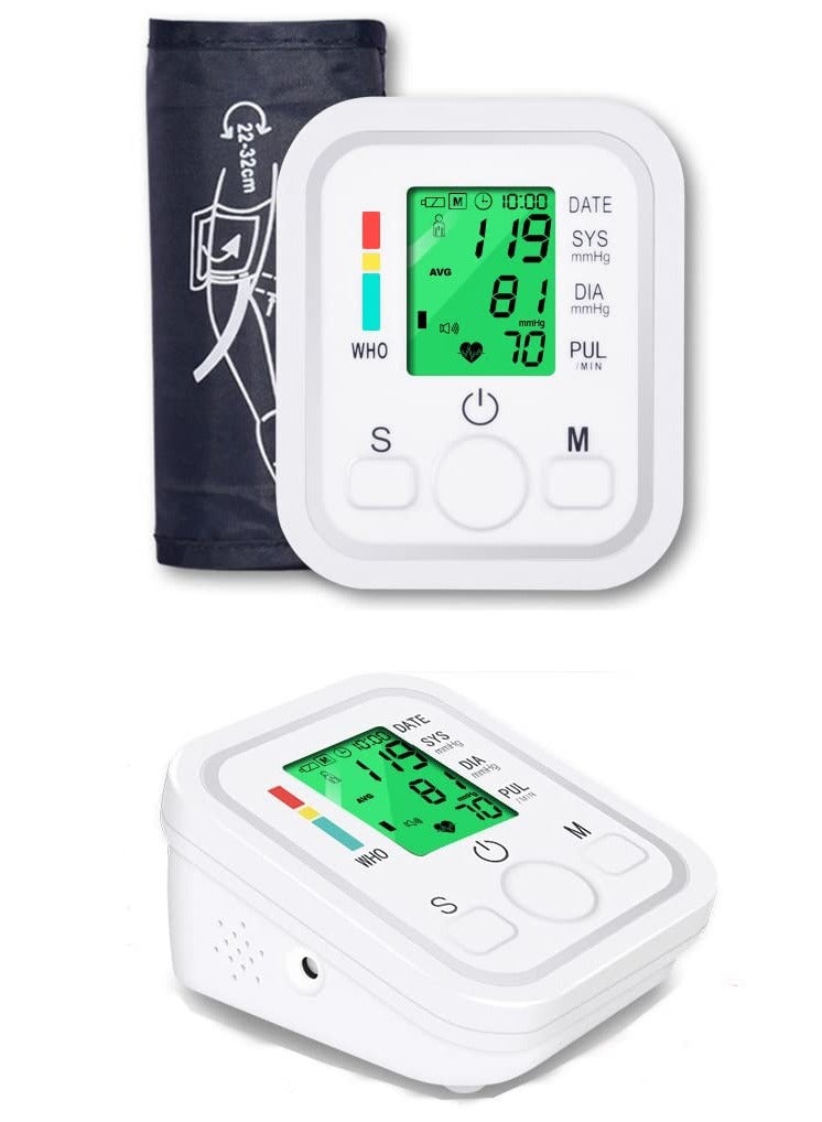 Blood Pressure Monitor Basic Upper Arm Starp with LCD Digital Display Blood Pressure Monitor - Image 1