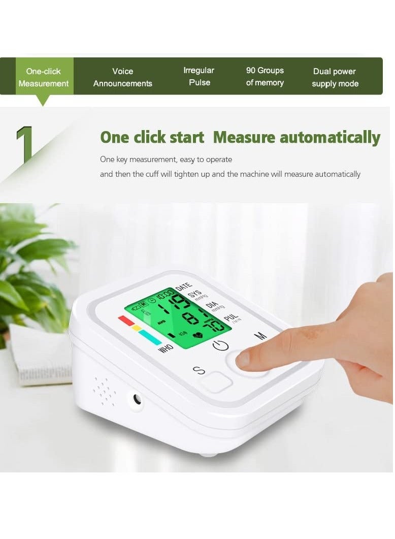 Blood Pressure Monitor Basic Upper Arm Starp with LCD Digital Display Blood Pressure Monitor - Image 2