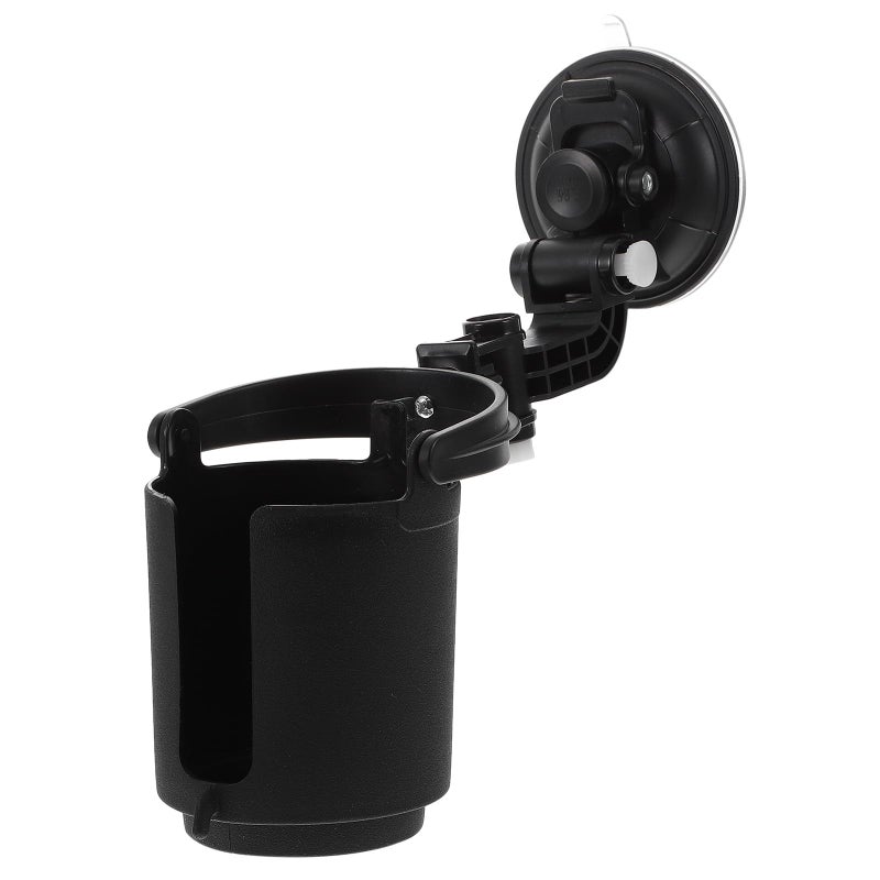 Universal Car Cup Holder Water Bottle Stand Suction Mount Black for Travel Automotive Interior - Image 2