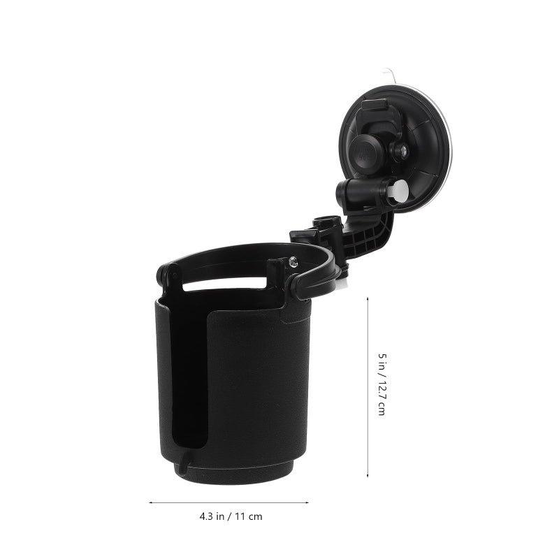 Universal Car Cup Holder Water Bottle Stand Suction Mount Black for Travel Automotive Interior - Image 3