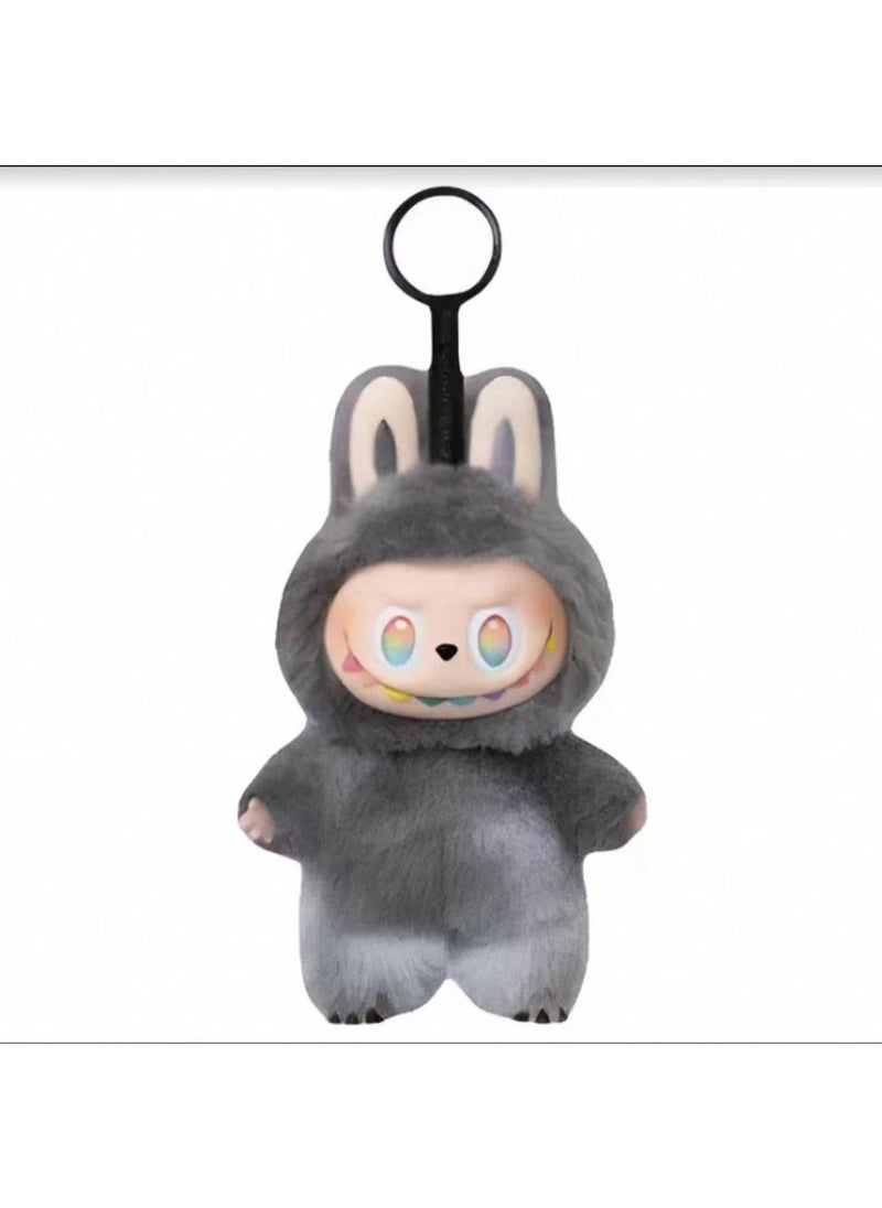 Cute Labubu Plush Toy Pendant Plush Keychain Bag Pendant  - Image 2