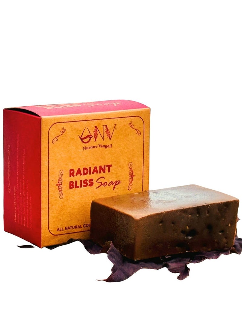 Handmade Rose Soap Skin Brightening Soap All Natural Gentle Cleanser for All Skin Types Fights Acne Reduces Dark Spots  Fades Scars Face  Body Cleanser for Men Women  Teens 1 Pack 