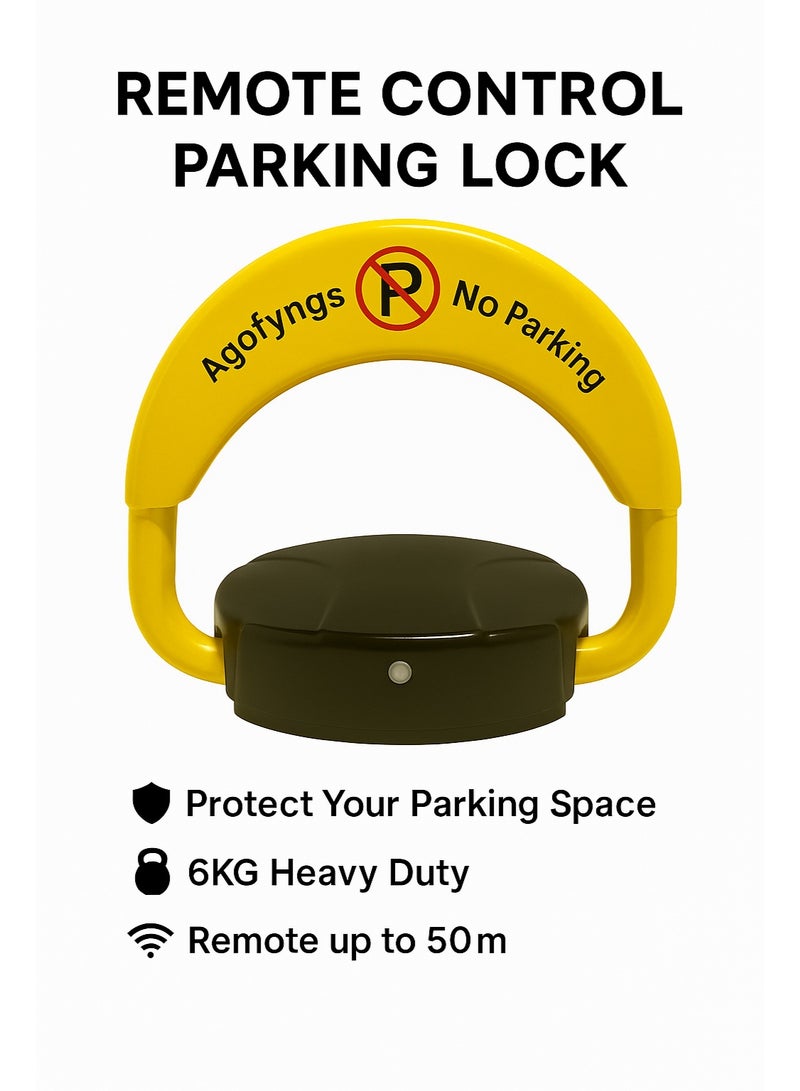 العقاب الشرقي قفل ذكي للمواقف بتحكم عن بُعد مع إنذار تصادم، 6 كجم، حاجز للمواقف، قفل أسطواني، تصميم قفل مزدوج لمنع الآخرين من احتلال مساحة الوقوف - Image 1