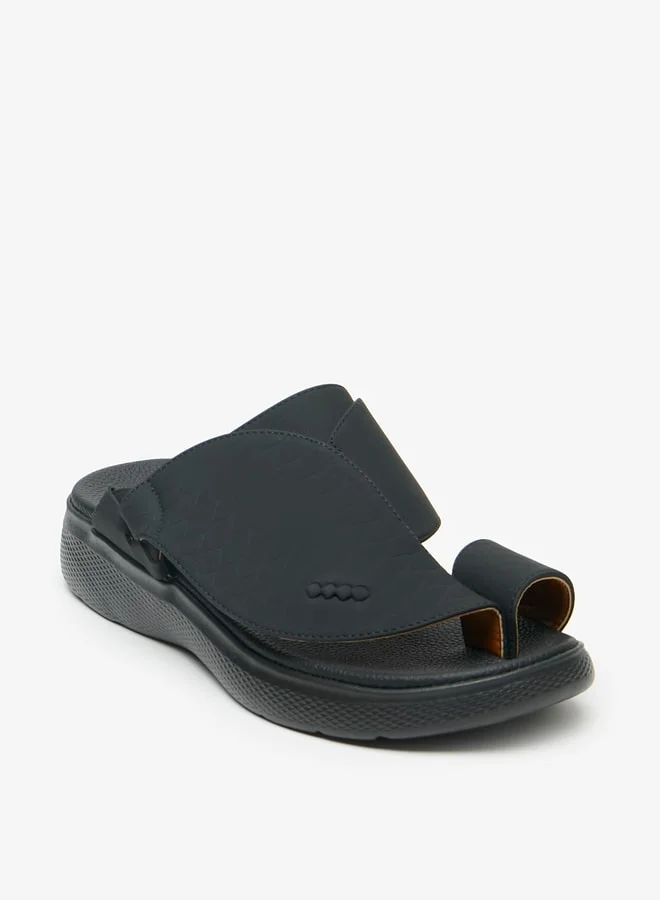 Le Confort Men's Textured Slip-On Arabic Sandals