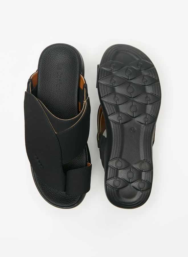 Le Confort Men's Textured Slip-On Arabic Sandals