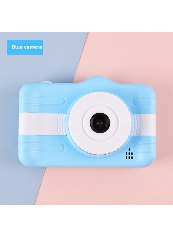 Generic Smart HD Digital Camera Children's Toy Camera Dual Camera 3.5 Inch Screen Small SLR Gift-Body Color:Blue  - Image 1