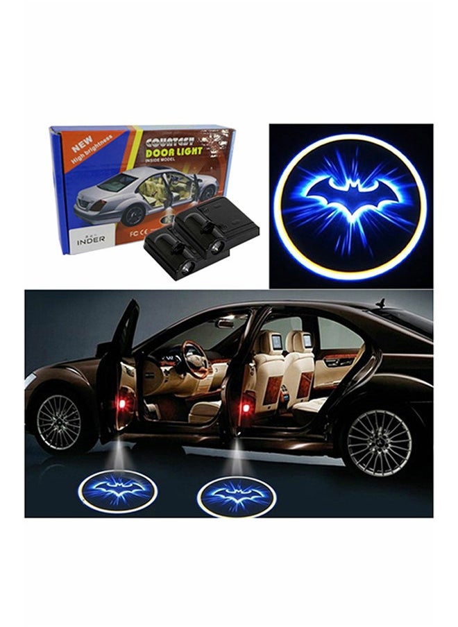 Y&D 2-Piece LED Car Door Bat Man Logo Projector Shadow Light Set  - Image 1