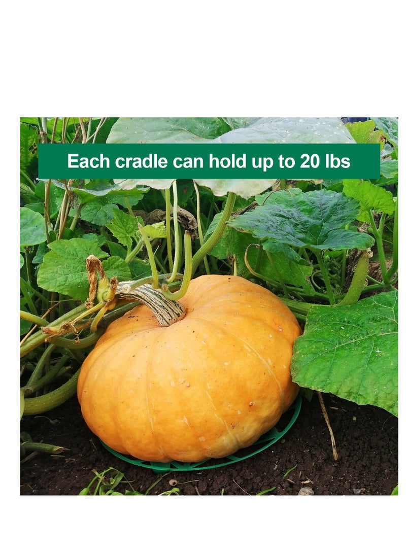 SYOSI - 20 Pack Melon Cradle Pumpkin Support Strawberry Supports Pumpkin Holder Set to Avoid Ground Rot Pumpkin Trellis Plant Cages for Watermelon Squash Cantaloupe Strawberries Pumpkins - Image 1