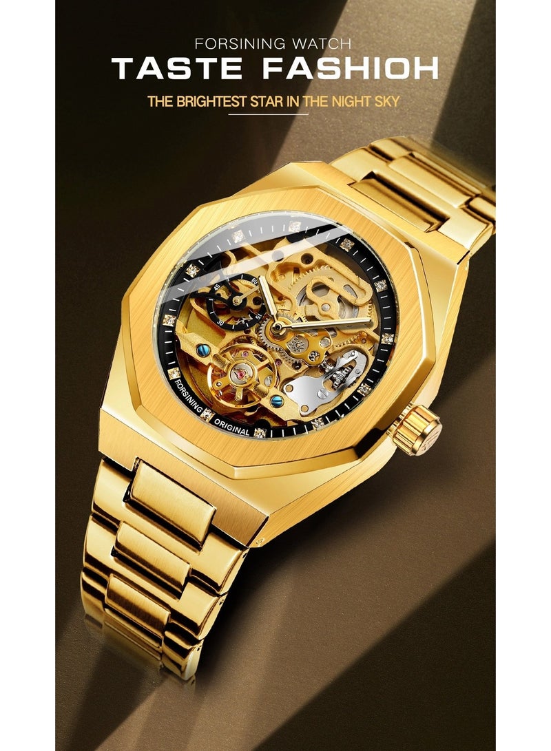 FORSINING Men's Waterproof Mechanical Watch F980 - Image 4