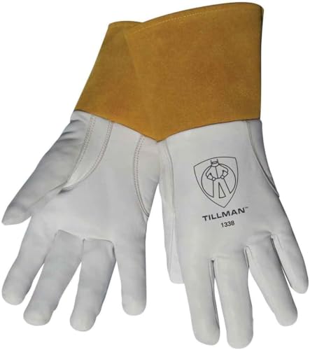 Tillman unisex adult Tig Welding Gloves R3SC34122981, White, X-Large Pack of 1 US - Image 1