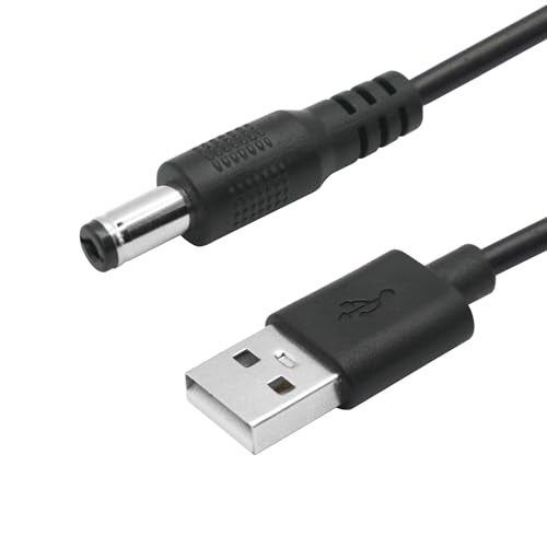 Maixbomr USB to DC 5.5 x 2.1mm Power Cord 1M/3FT, 5V USB 2.0 A Male to DC 5521 Male Plug Cable with 8 DC Connector( 6.0 x 4.0, 6.3 x 3.0, 5.5 x 2.5, 5.5 x 2.1, 5.5 x 1.7, 4.7 x1.7, 4.0 x 1.7, 3.5 x 1.35) - Image 2