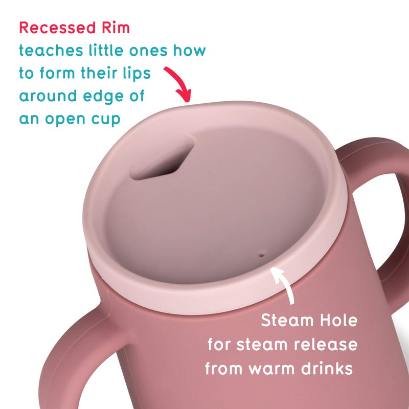 TUM TUM 3 way Baby Trainer Cup, Designed with Feeding Specialist, 180ml (Pink) - Image 3