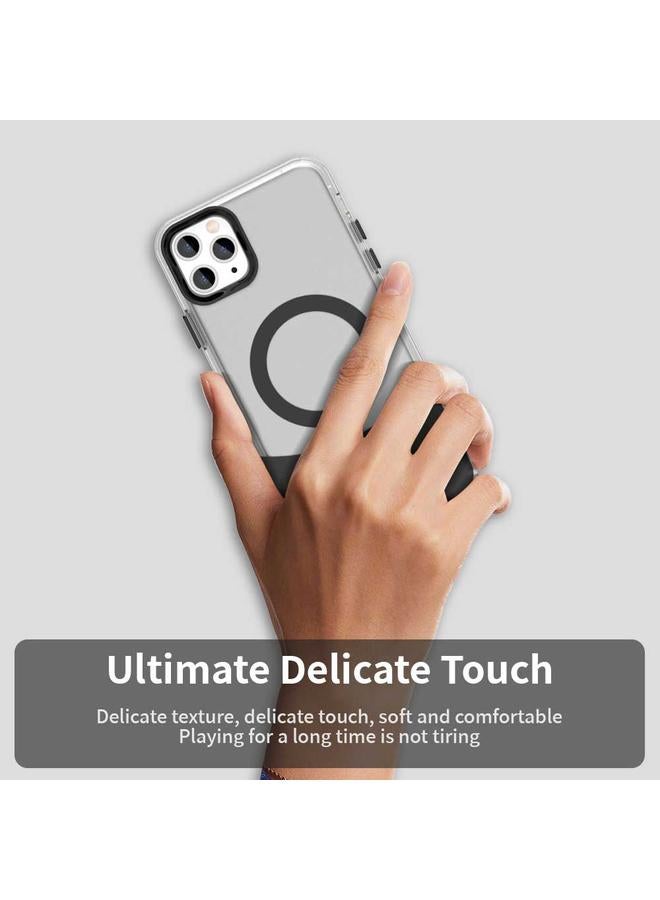 Zaboon Case For iPhone 11 Pro Color Blocking Series MagSafe Magnetic PC Hybrid TPU Phone Case - Image 3