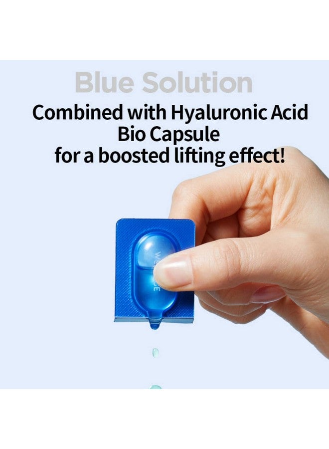 ويليدج مجموعة Real Ha Hydrate ليوم واحد 7Ea للعناية بالشد والترطيب، مصل حمض الهيالورونيك عالي التركيز للبشرة الجافة والحساسة، تركيبة زرقاء شفافة مع 8 مستخلصات عشبية - Image 4