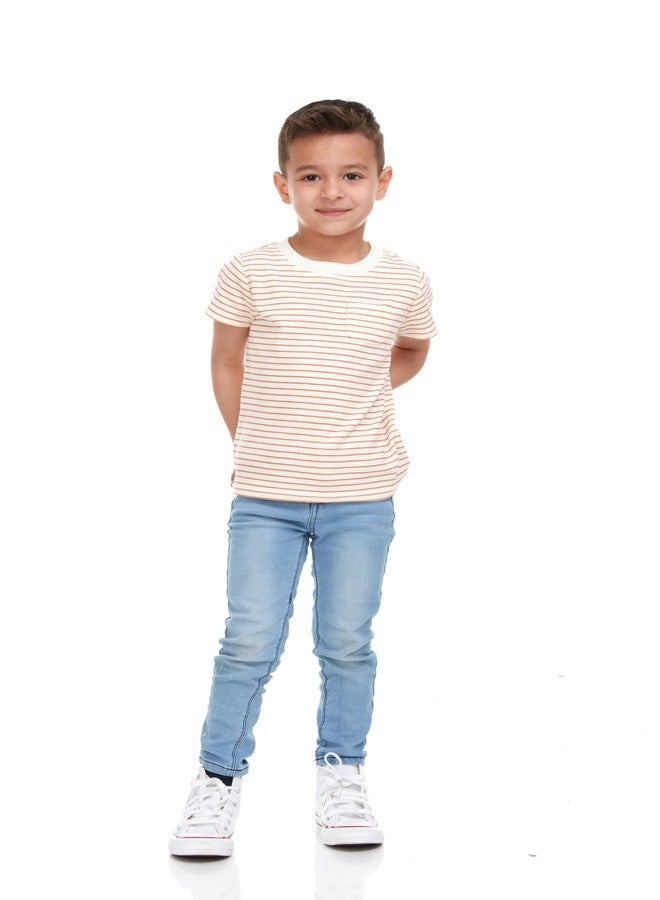 Cudlie 5-Pack Toddler/Baby Boy Short Sleeve Shirts - Premium Quality T-Shirt Tops for Lightweight Comfort and Style.Multipack Infants and Childrens Essentials. - Image 2