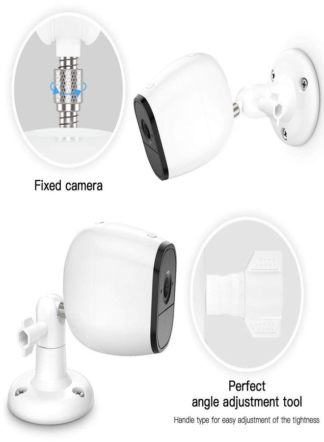 HOLACA Security Wall Mount Plus - Adjustable Indoor/Outdoor Compatible with Arlo Pro,Arlo Pro 2, Arlo Ultra,Arlo Go,Arlo HD and Other Compatible Models.(3-Pack) (White) - Image 3