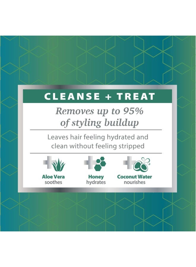 Dr. Miracle's Strong & Healthy Non Stripping Detox Shampoo. Contains Aloe Vera, Honey and Coconut Water to combat dryness, shedding and breakage to support healthy hair and a thriving scalp.355ML - Image 3